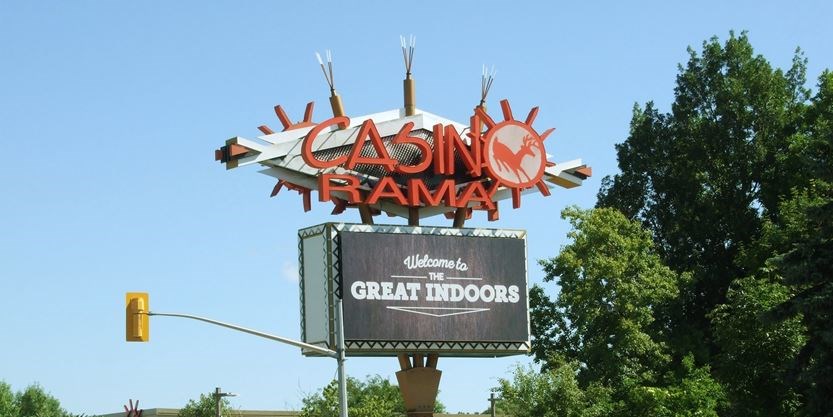 Casino Rama street sign