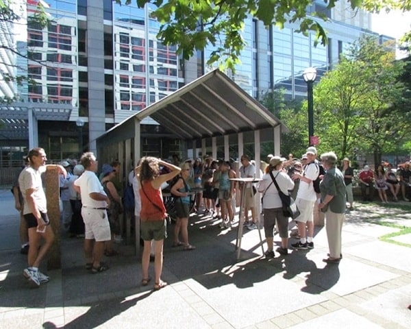 People standing in line at Royal Alexandra Theatre